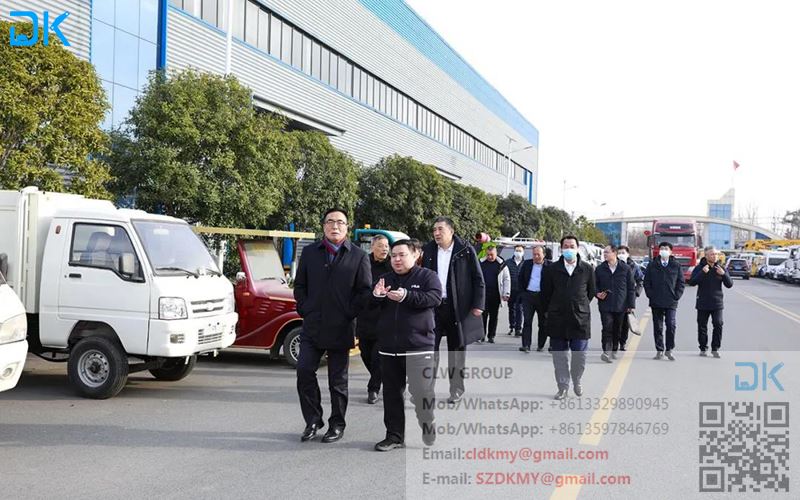 Echipa de conducere a FAW Jiefang Group Co. Ltd. a vizitat Chengli Automobile...